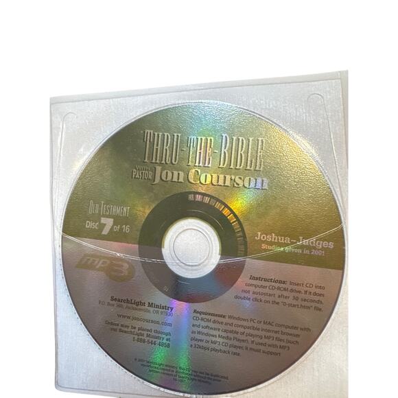 Old Testament Audio Bible – 16 CD Set (2003) Jon Courson - Picture 4 of 5